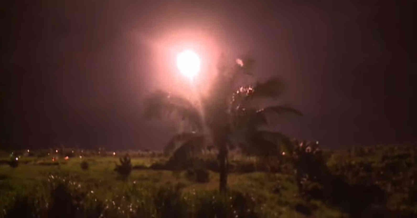 missile fired in Taitung County Taiwan, Christmas Day, 2020