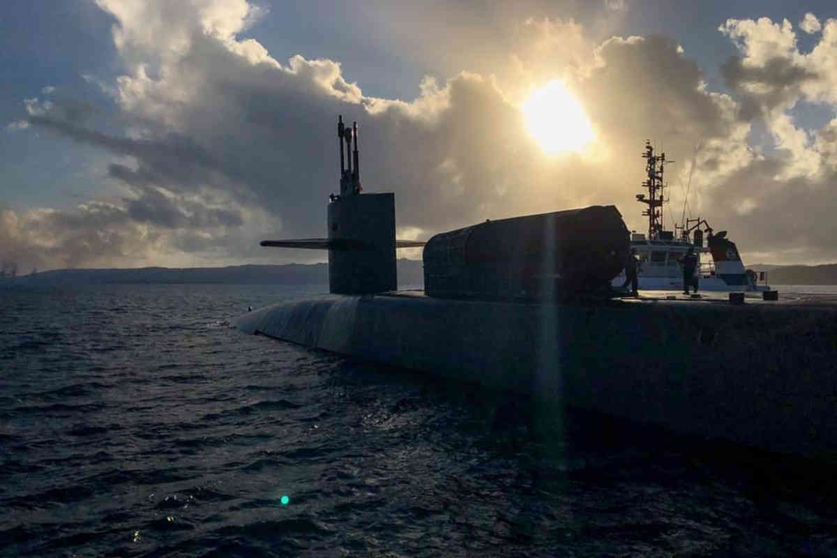 USS Ohio in Guam