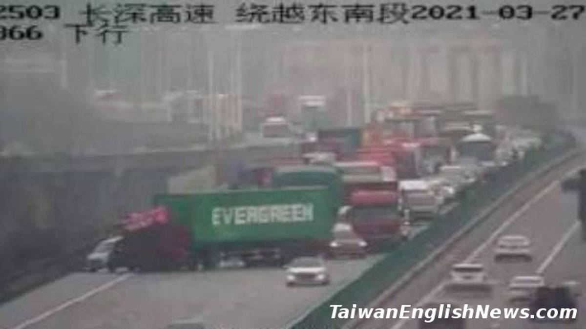 evergreen container truck